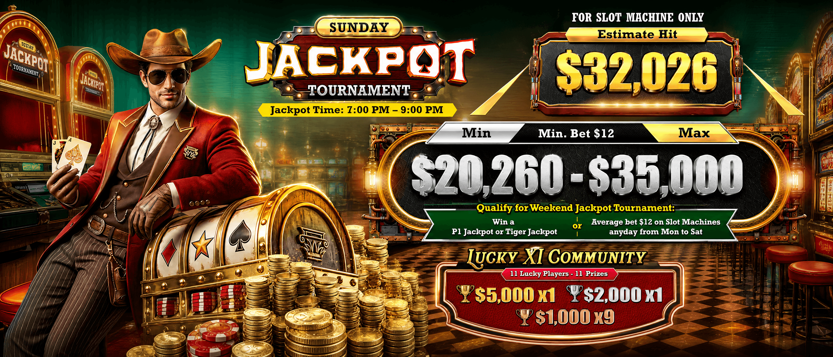 SUNDAY JACKPOT TOURNAMENT