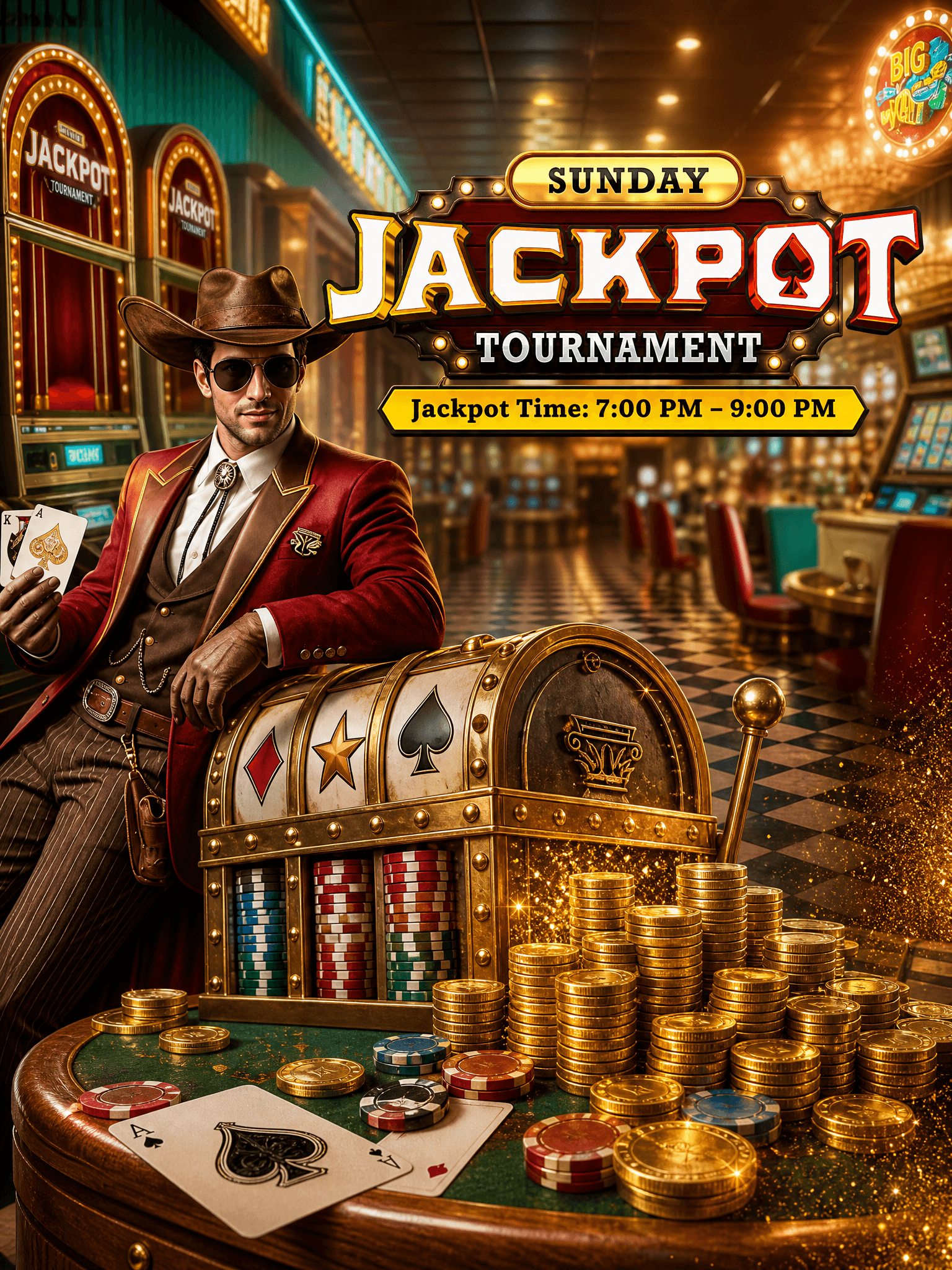 SUNDAY JACKPOT TOURNAMENT